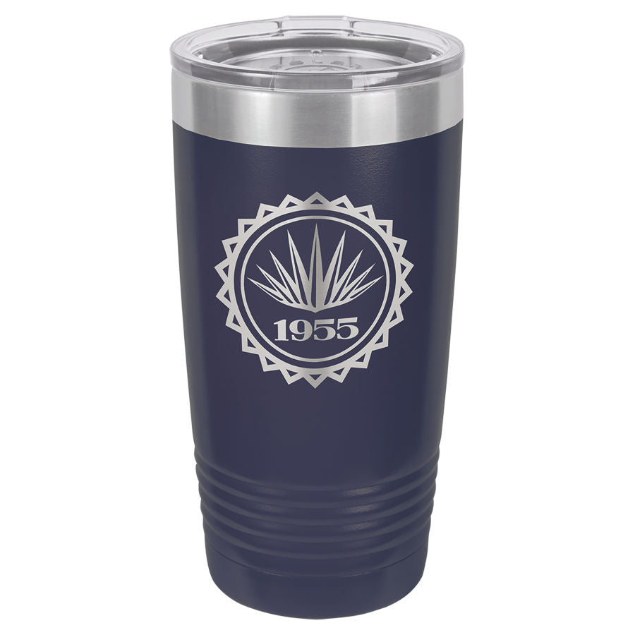 20oz Vacuum Insulated Tumbler - Engraved Powder Coated Stainless Steel Mug