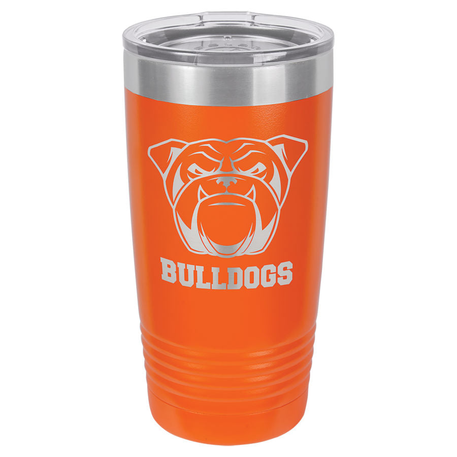 20oz Vacuum Insulated Tumbler - Engraved Powder Coated Stainless Steel Mug