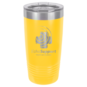 20oz Vacuum Insulated Tumbler - Engraved Powder Coated Stainless Steel Mug