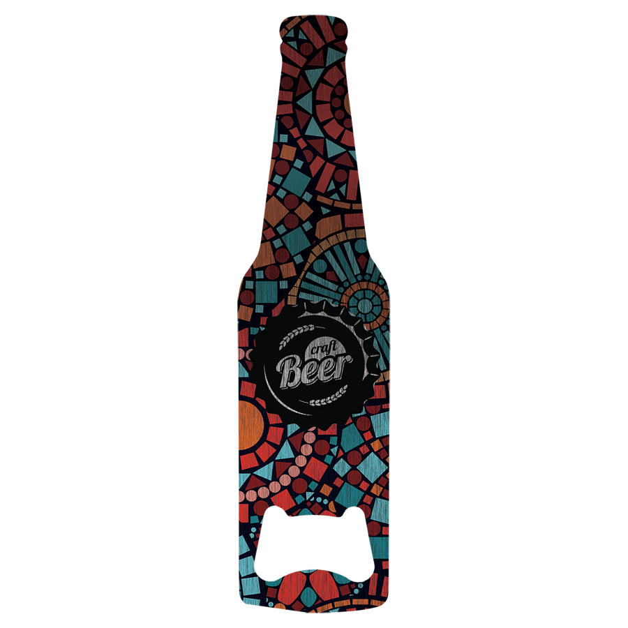 1 7/16" x 5 3/4" Sublimatable Stainless Steel Bottle Shaped Bottle Opener