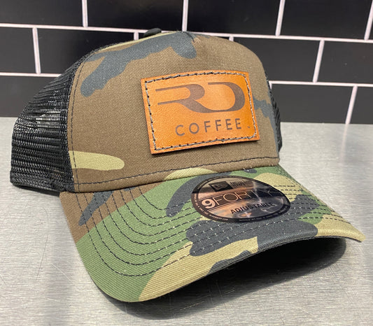 RD CAMO LEATHER PATCH HAT