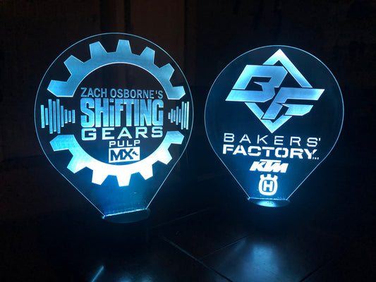 LED Acrylic Desktop Sign
