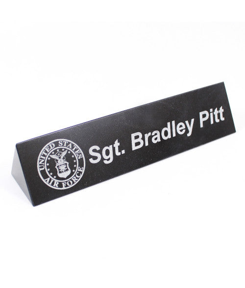 Marble name plate